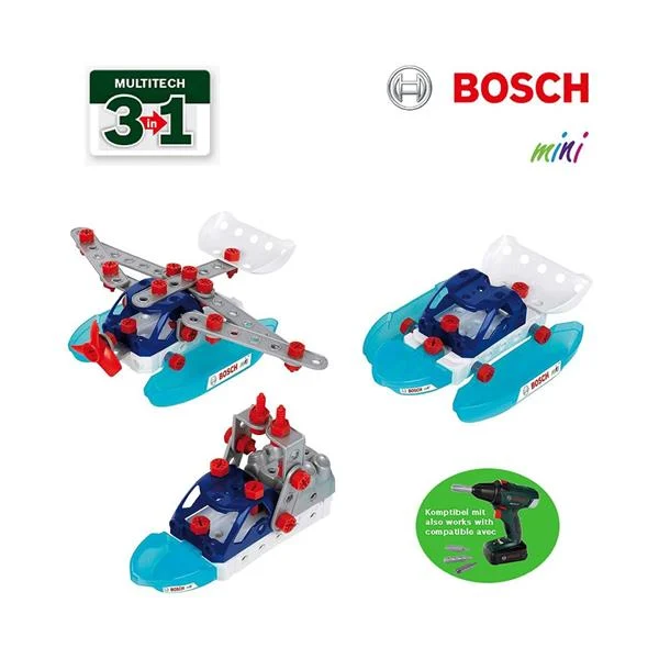 Конструктор Bosch Mini Водний транспорт 55 деталей Пластик для дітей від 3 років
