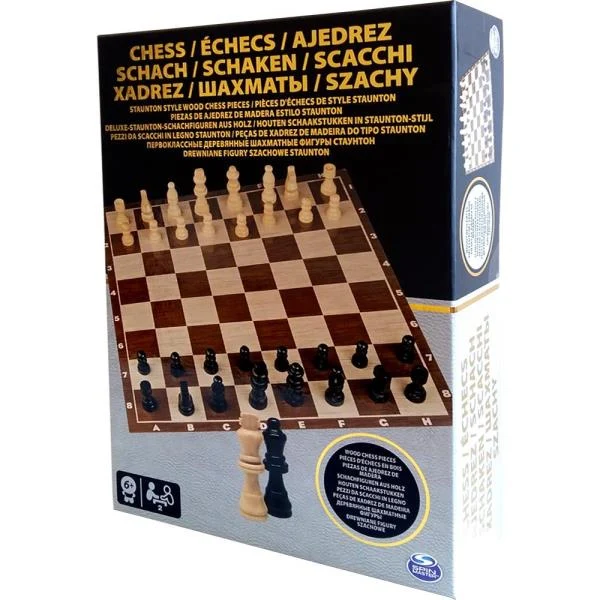 Шахи Spin Master SM98367 дерев'яні фігури 40х40 см дерево