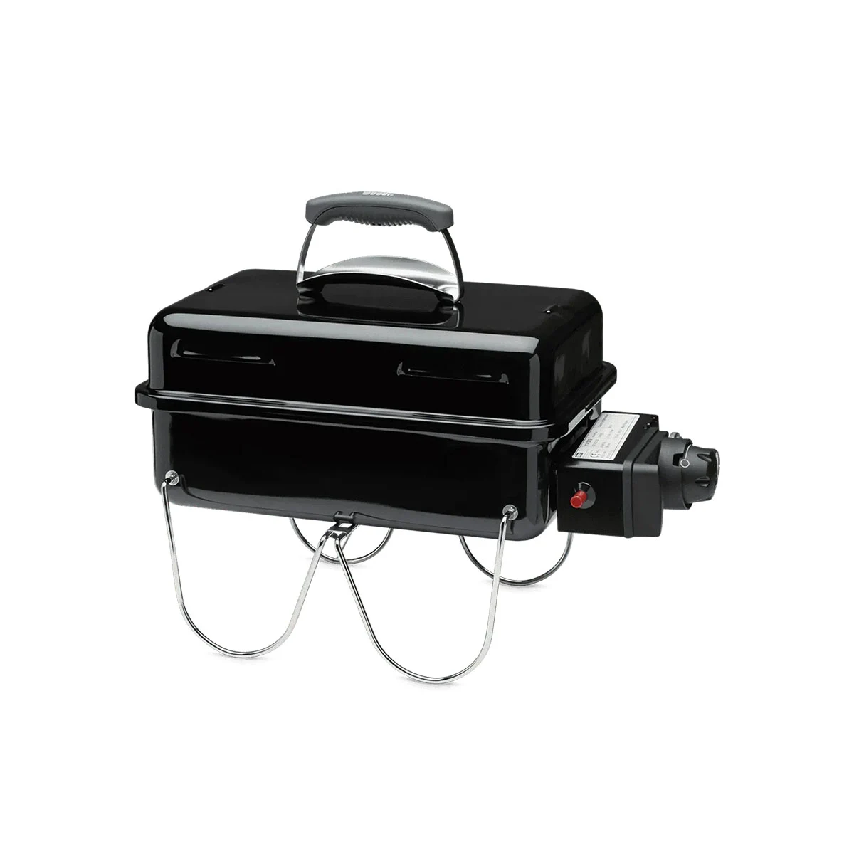 Гриль газовий портативний Weber Go-Anywhere 53х31х37 см сталь чорний