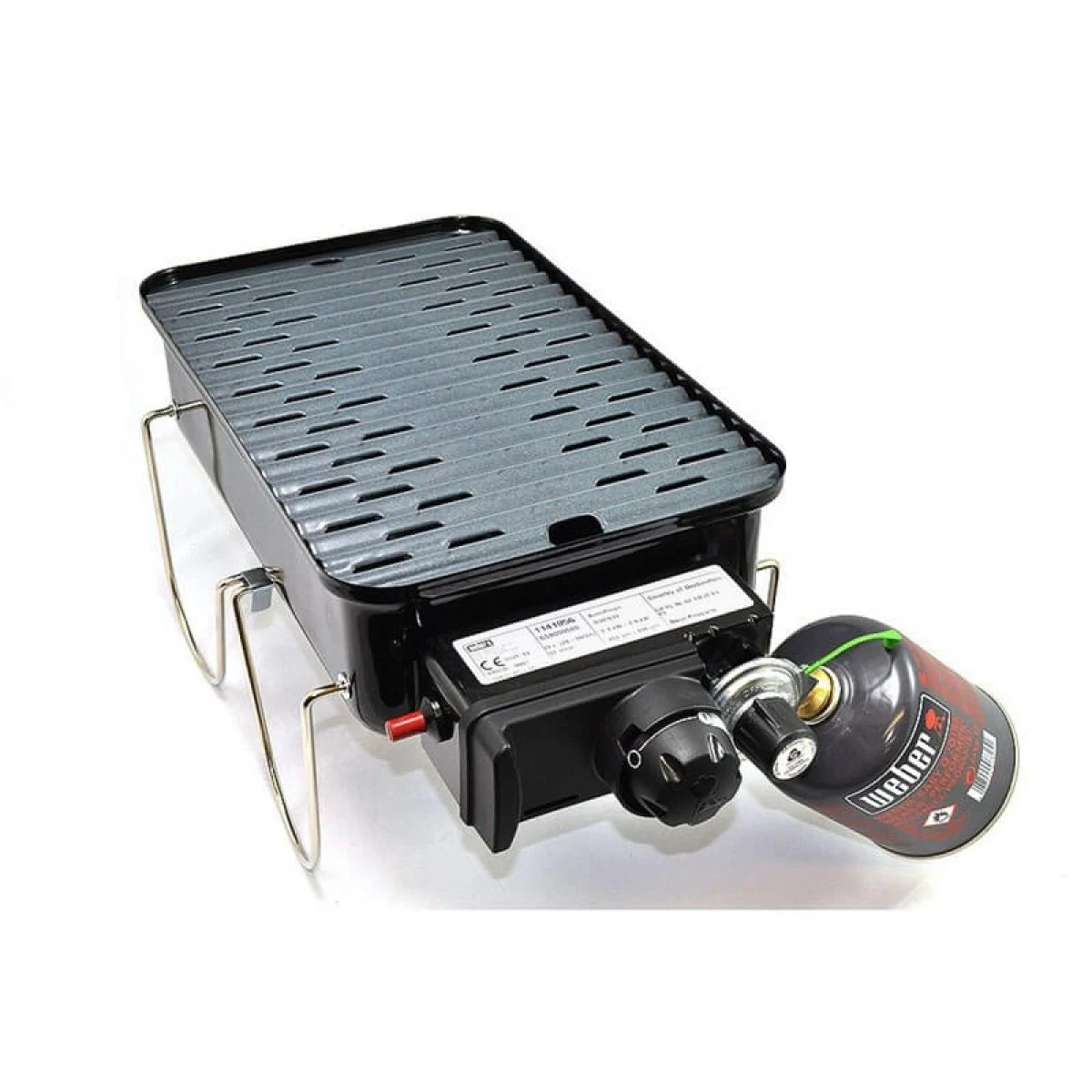 Гриль газовий портативний Weber Go-Anywhere 53х31х37 см сталь чорний