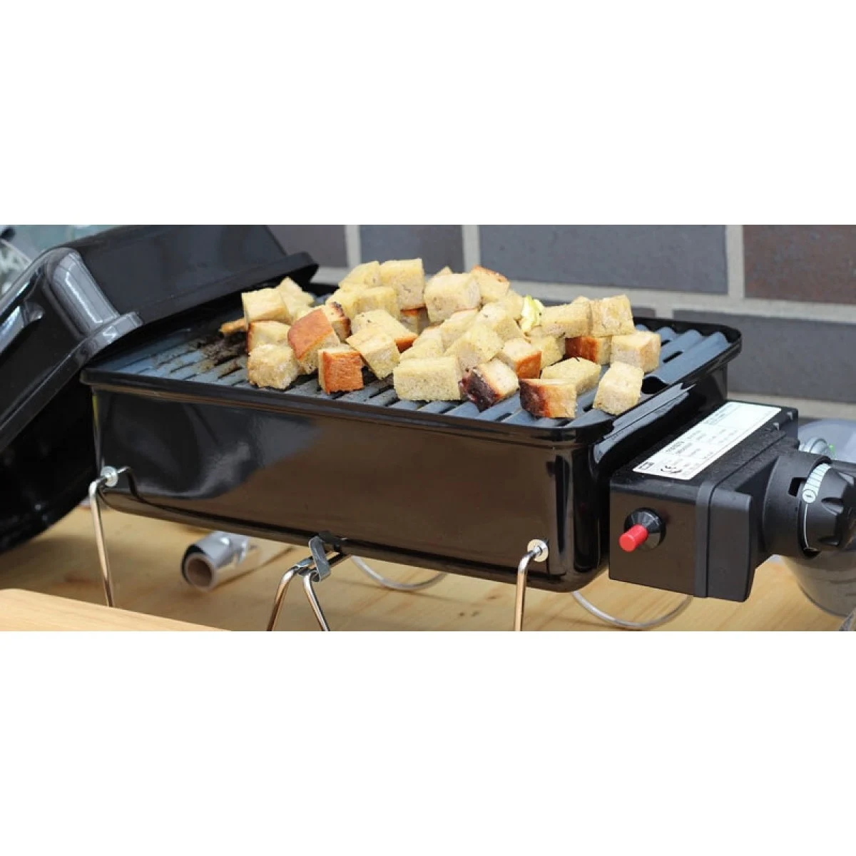 Гриль газовий портативний Weber Go-Anywhere 53х31х37 см сталь чорний