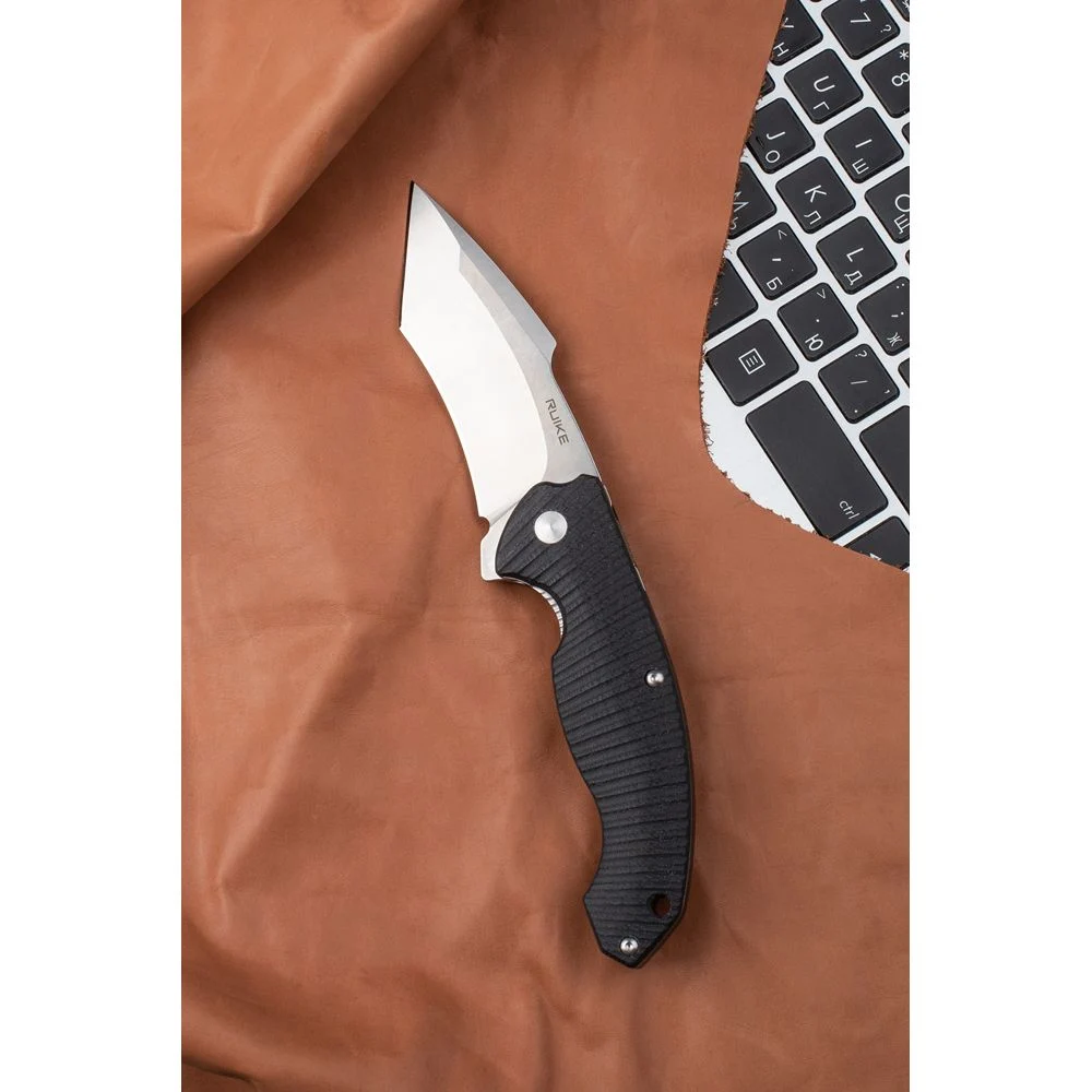Складаний ніж Ruike P851-B 8,9 см 14C28N G10 чорний 20,6 см 160 г