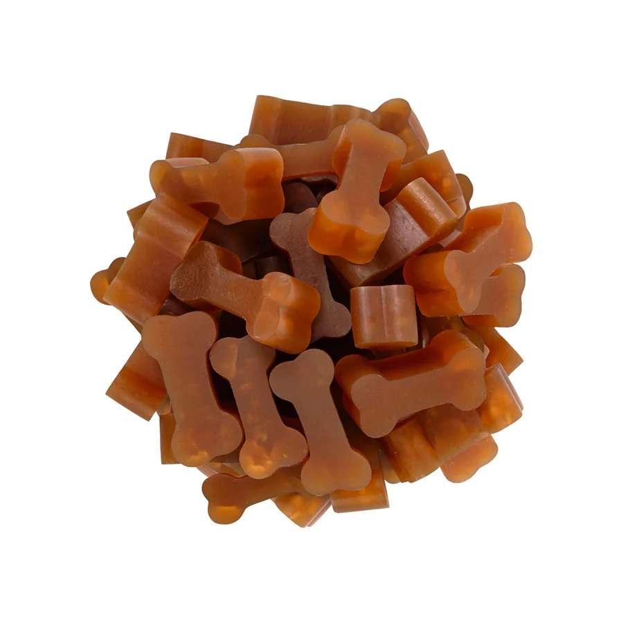 Ласощі для собак WAUDOG Treats Стоматологічна кістка 100 г Качка