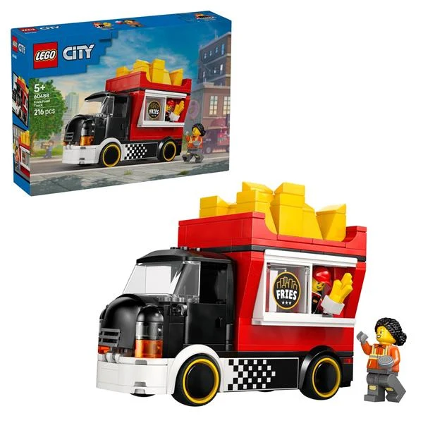 Конструктор LEGO Вантажівка з картоплею фрі 216 деталей пластикова різнобарвна