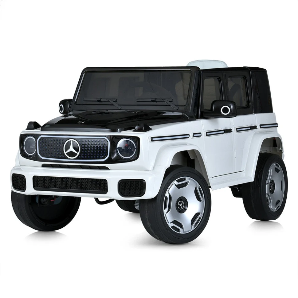 Детский электромобиль Джип JJ2088EBLR-1-2 121x74x62 см пластик 30 кг черный