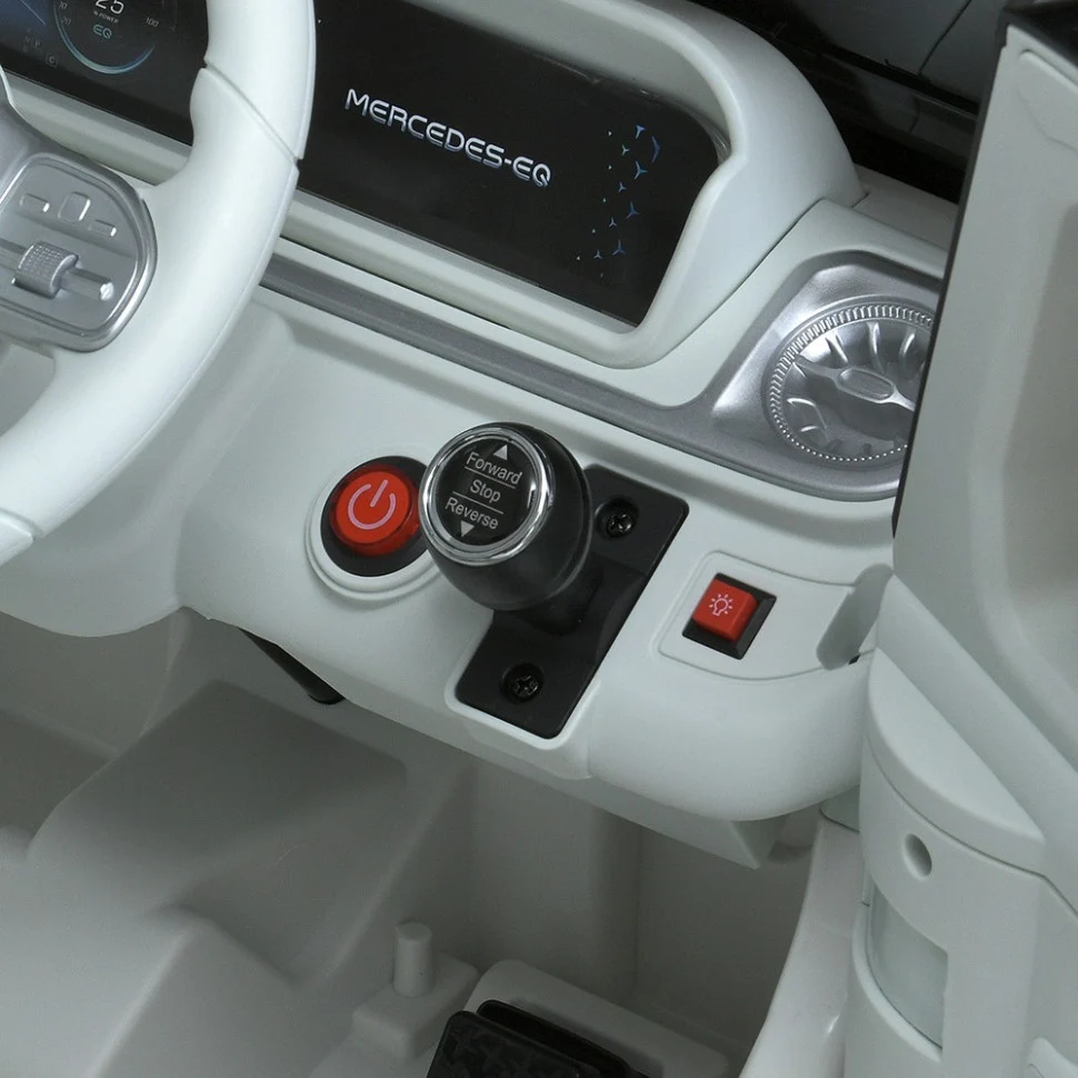 Детский электромобиль Джип JJ2088EBLR-1-2 121x74x62 см пластик 30 кг черный