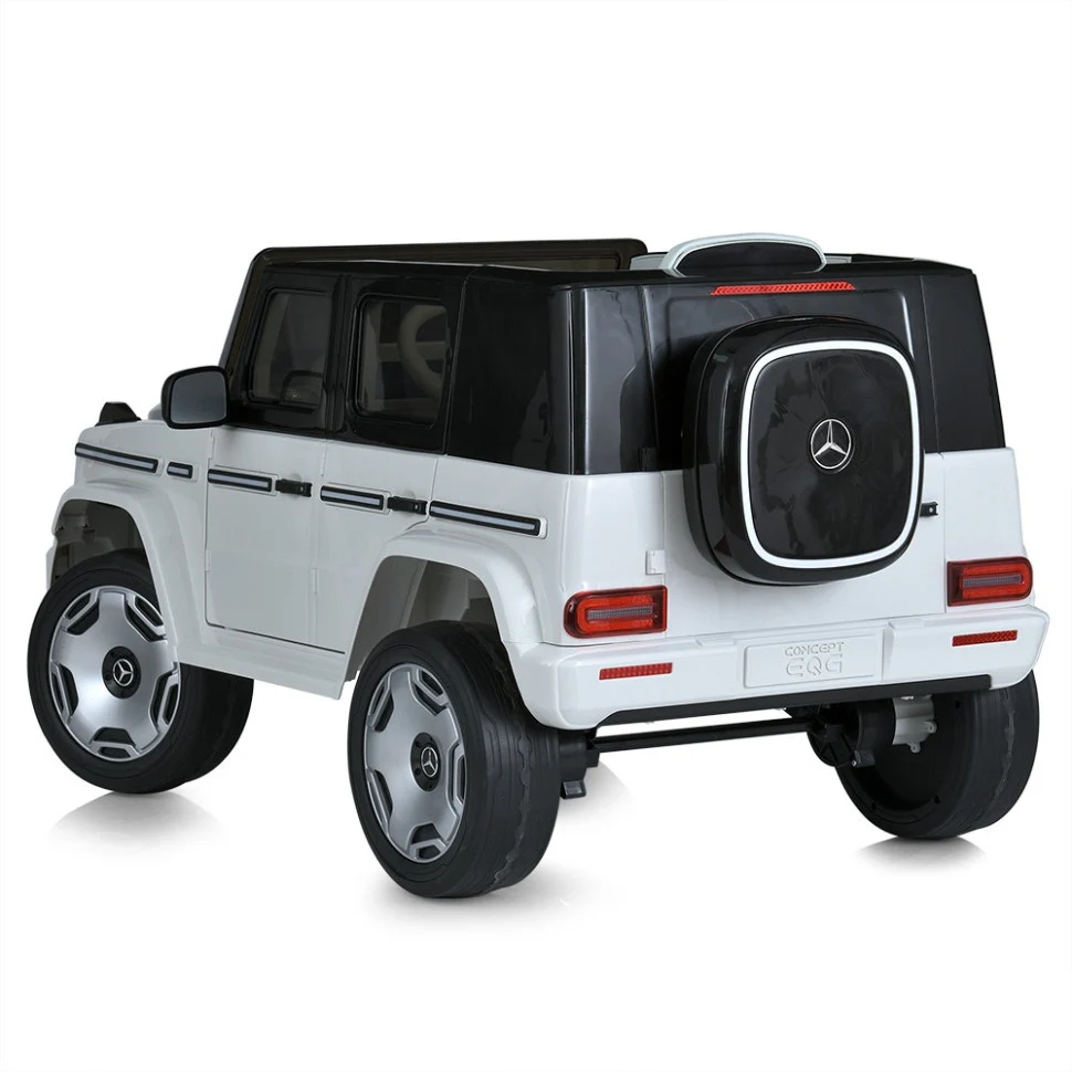 Детский электромобиль Джип JJ2088EBLR-1-2 121x74x62 см пластик 30 кг черный