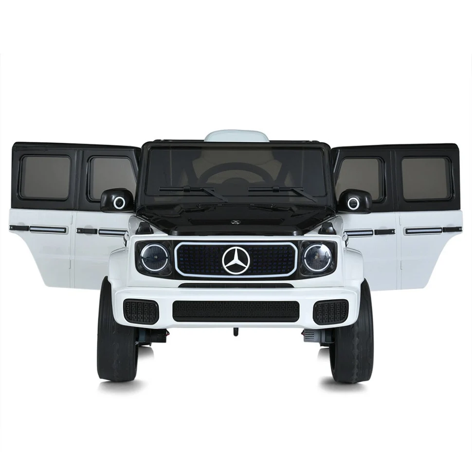 Детский электромобиль Джип JJ2088EBLR-1-2 121x74x62 см пластик 30 кг черный