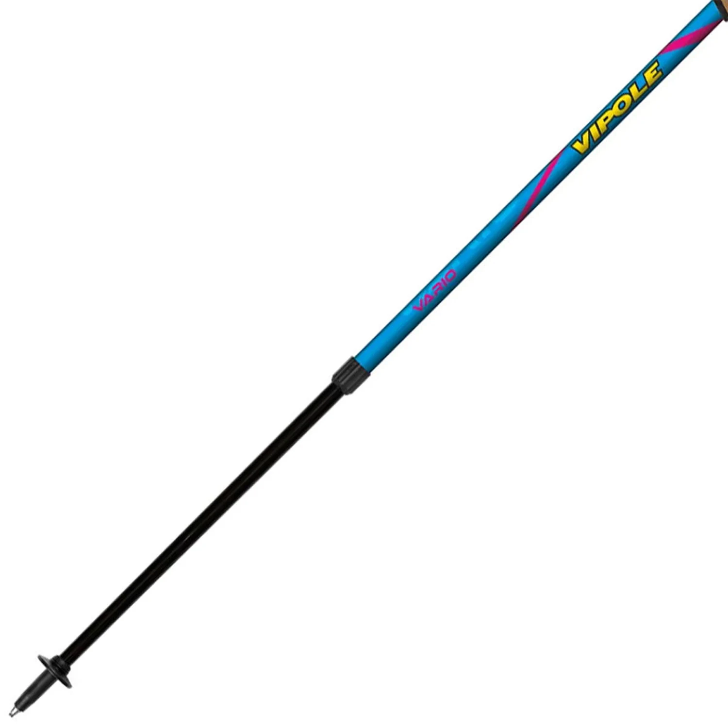 Палки для скандинавської ходьби Vipole Vario Novice 135 см Алюміній 7075 Синій/Фіолетовий