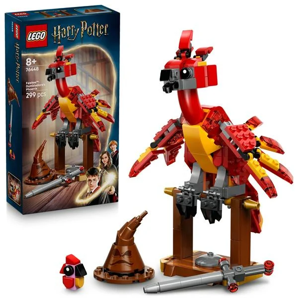Конструктор LEGO Harry Potter Фоукс фенікс 299 деталей пластик 76448