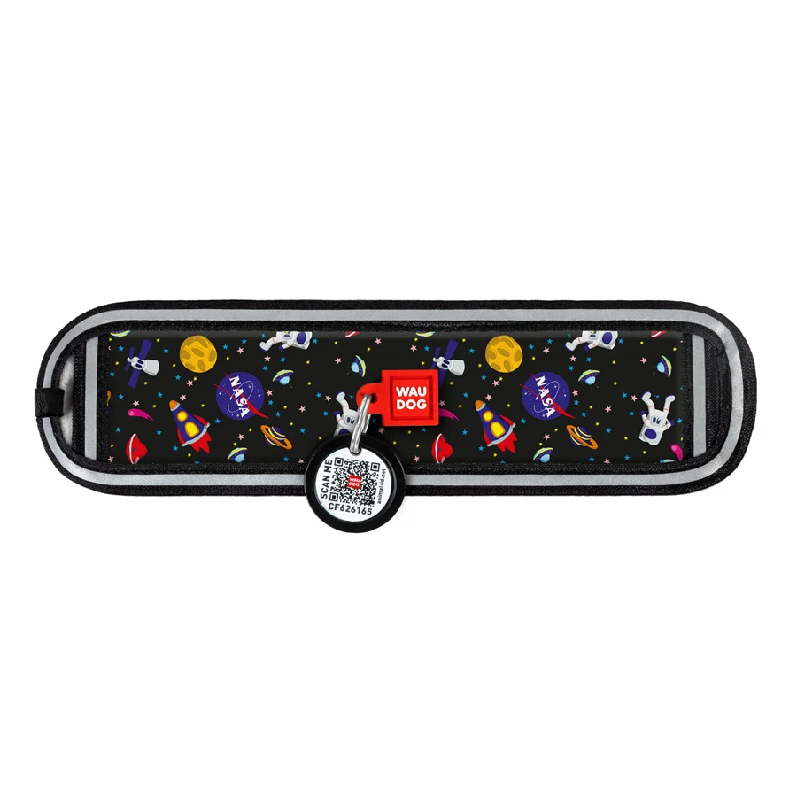 Ергономічна накладка WAUDOG Nylon S 15-20 см NASA з QR-паспортом світловідбивна