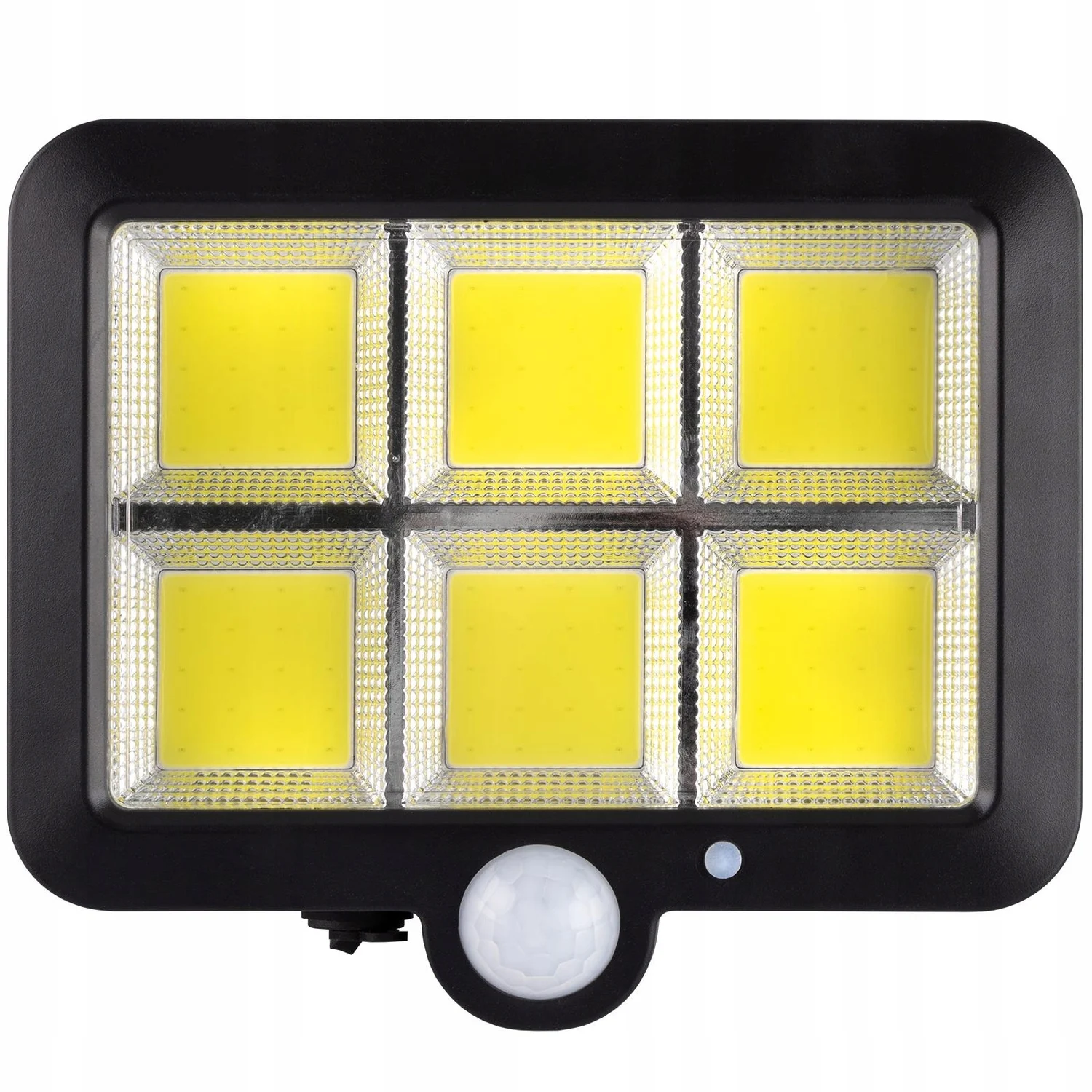 Сонячний LED-прожектор Lumiled DECRO 5 Вт 800 лм з датчиком руху IP65 пластик чорний