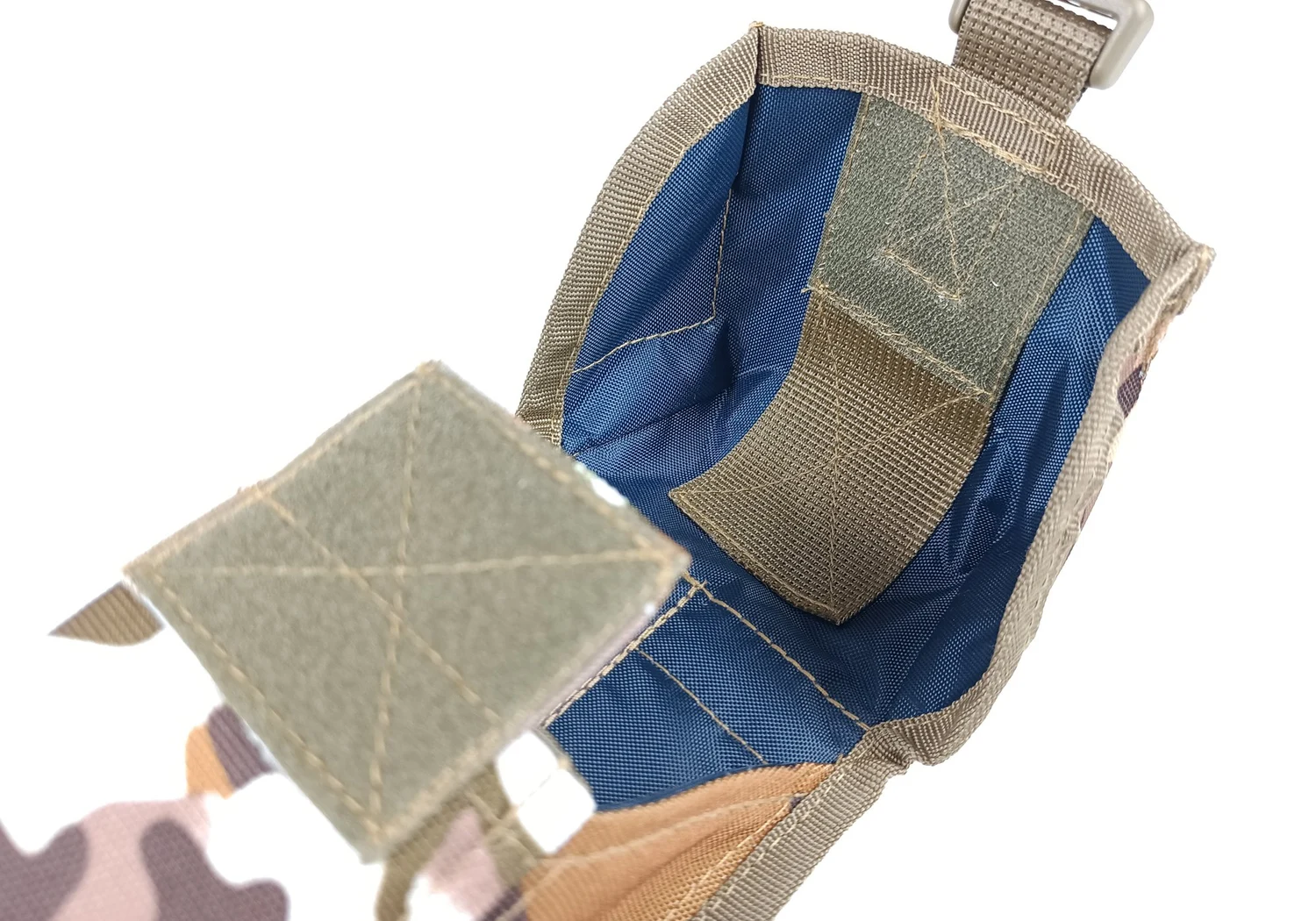 Підсумок одинарний закритий для магазинів АК MOLLE Cordura 1050 23 см Мультикам Арид