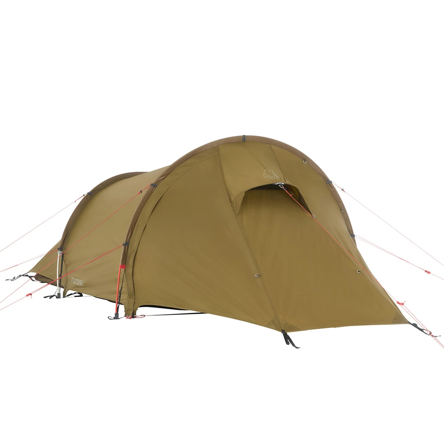 Палатка Halland 2 PU (2.0) трисезонна тунельна 2 місця легка Dark Olive Green