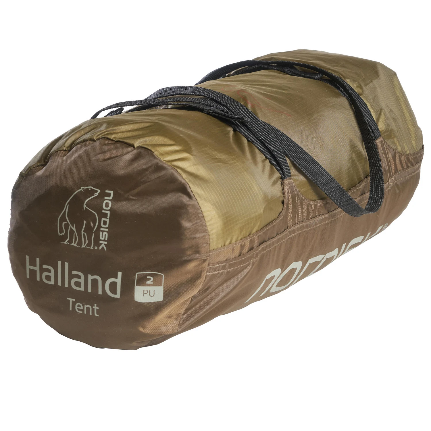 Палатка Halland 2 PU (2.0) трисезонна тунельна 2 місця легка Dark Olive Green