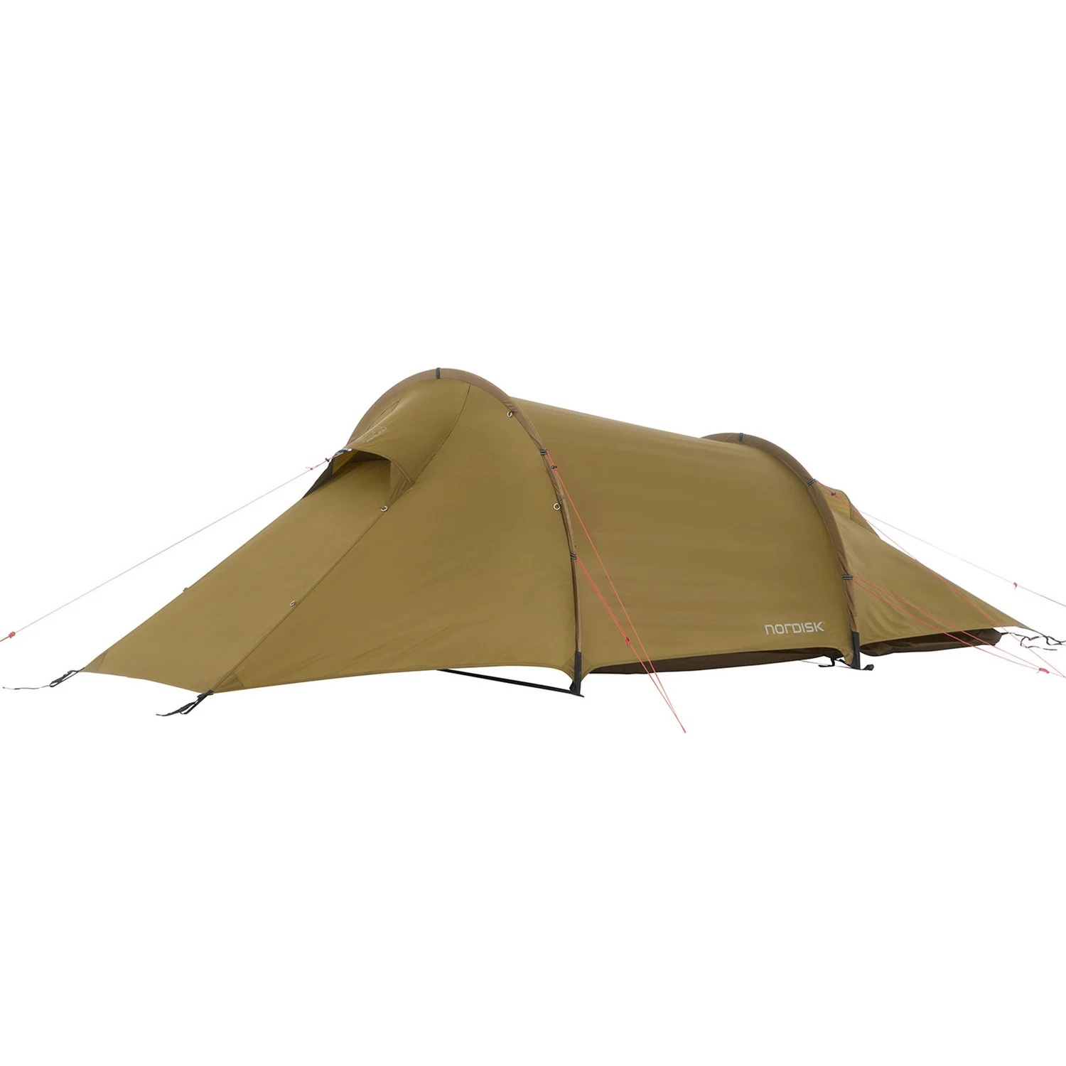 Палатка Halland 2 PU (2.0) трисезонна тунельна 2 місця легка Dark Olive Green