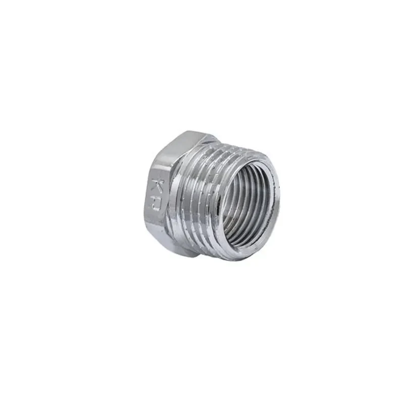 Футорка 3/8"x1/2" внутрішня-зовнішня різьба хром KF.F0406.chr