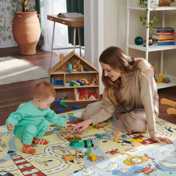 Розвивальний килимок двосторонній Kinderkraft Matty 2 PE EVA 147х197 см
