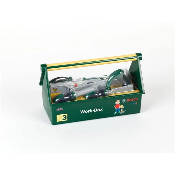 Ігровий набір Mini Work Box 7 предметів інструментів пластик різнобарвний