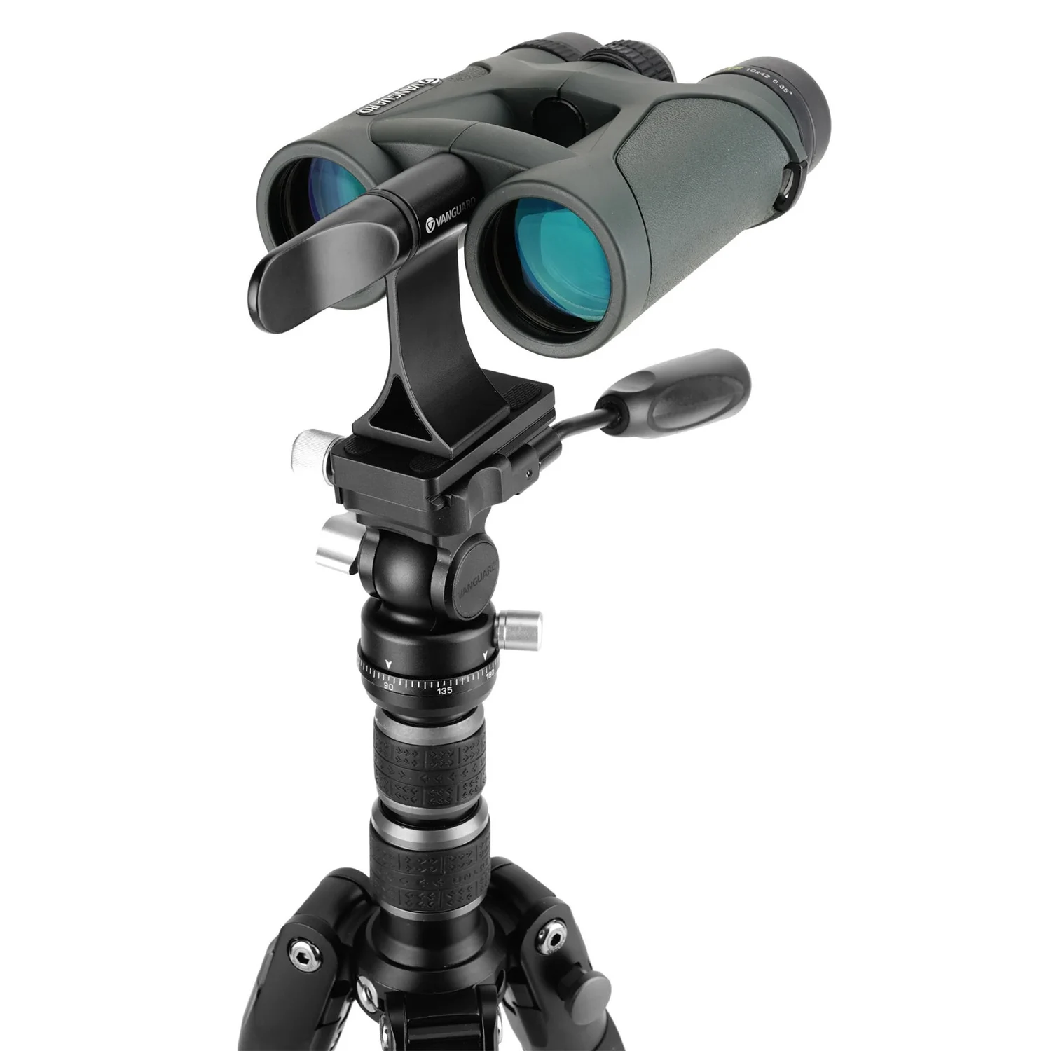Бінокль Vanguard VEO XF 10x42 WP BAK4 композитний карбон чорний