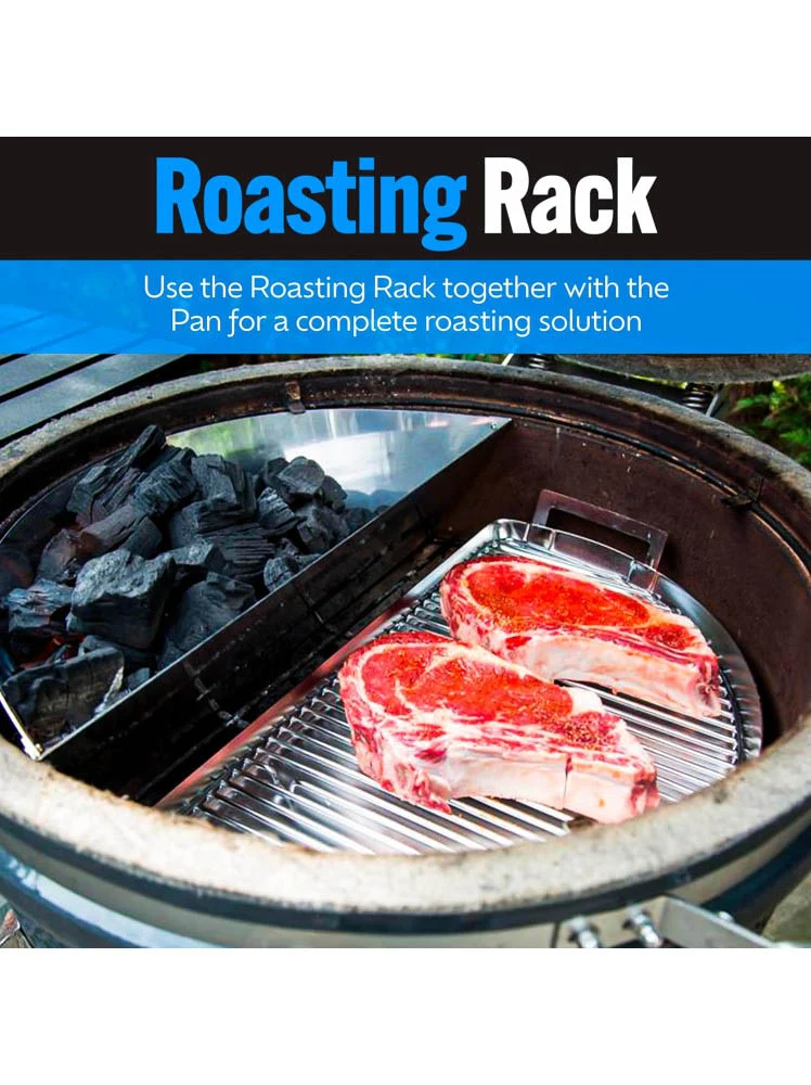 Решітка для гриля Slow and Sear Roast 'N Smoke Rack нержавіюча сталь 47х27х1,5 см