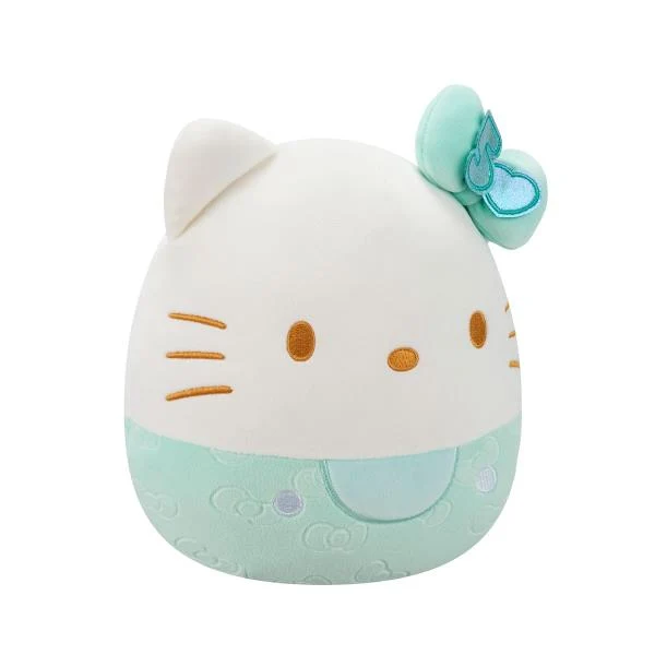 М'яка іграшка Squishmallows Hello Kitty 20 см смарагдовий плюш