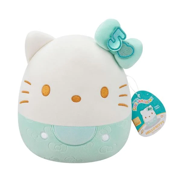 М'яка іграшка Squishmallows Hello Kitty 20 см смарагдовий плюш