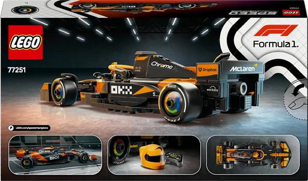Конструктор LEGO Speed Champions Автомобіль McLaren F1 Team MCL38 269 деталей Пластик Різнобарвний