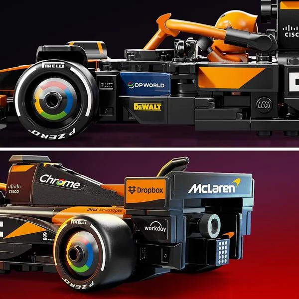 Конструктор LEGO Speed Champions Автомобіль McLaren F1 Team MCL38 269 деталей Пластик Різнобарвний