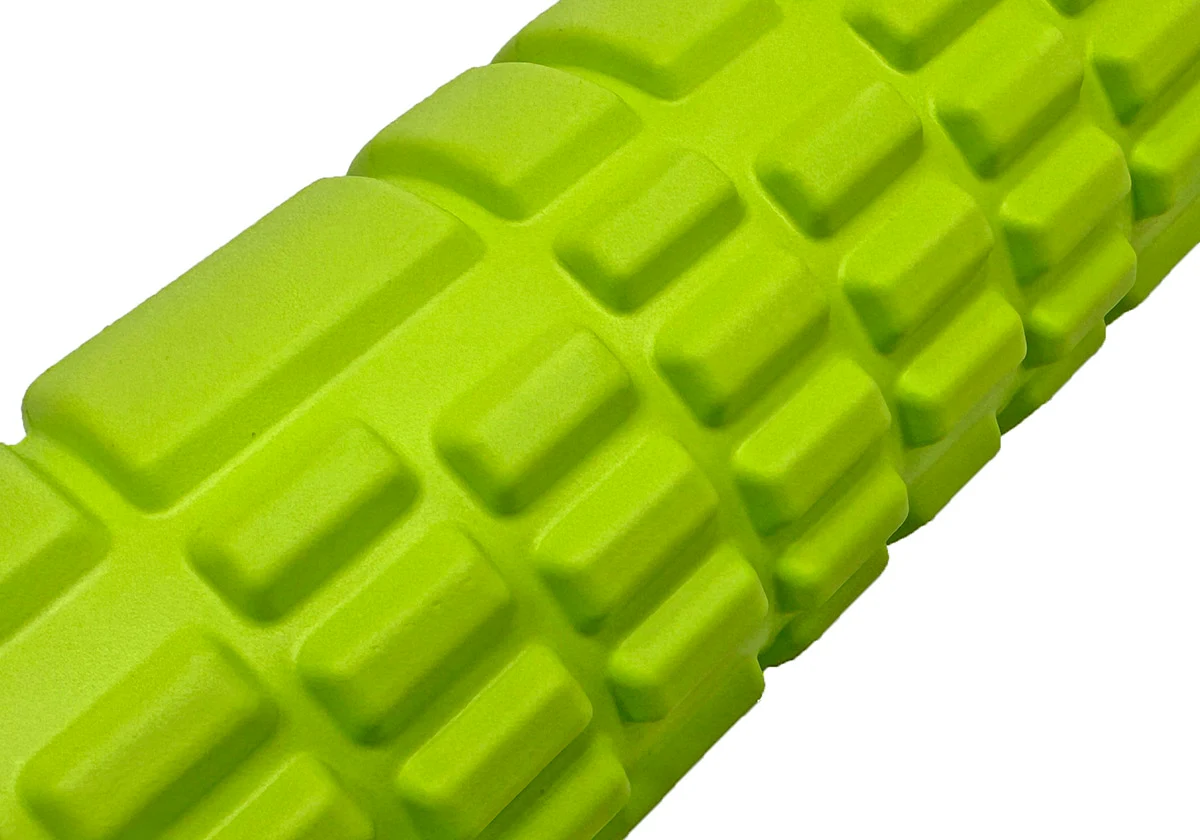 Масажний ролик EasyFit Grid Roller Mini 30 см EVA піна салатовий
