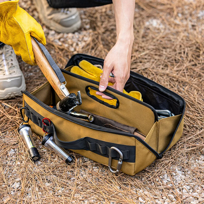 Сумка для зберігання інструментів Naturehike CNH22SN018 37х22х11 см Оксфорд 900D гірчична