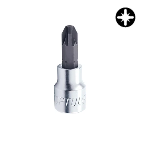 Бита-головка PZ2 1/4" TOPTUL 37мм Сталь