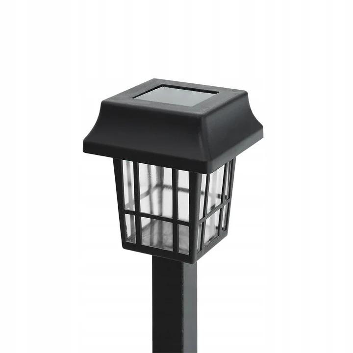 Світильник садовий сонячний LED 6 шт чорний пластиковий SuperLED (набір 6 шт)
