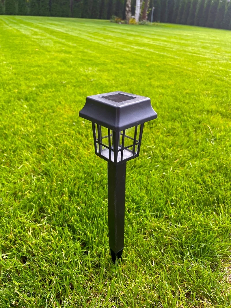Світильник садовий сонячний LED 6 шт чорний пластиковий SuperLED (набір 6 шт)