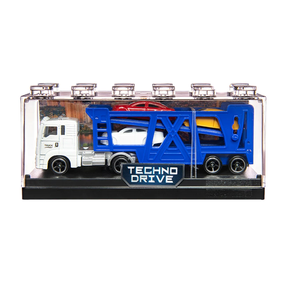 Колекційна автомодель Автоперевізник 1:64 пластиковий різнобарвний