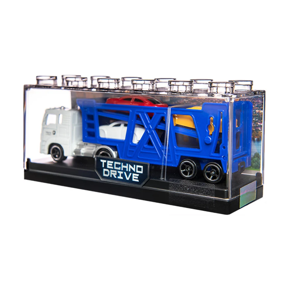 Колекційна автомодель Автоперевізник 1:64 пластиковий різнобарвний