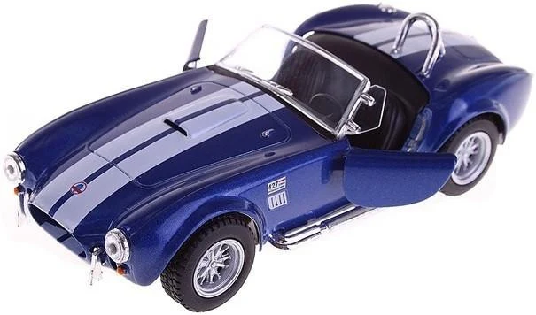 Колекційна машинка SHELBY COBRA KT5322W інерційна 12 см метал синя
