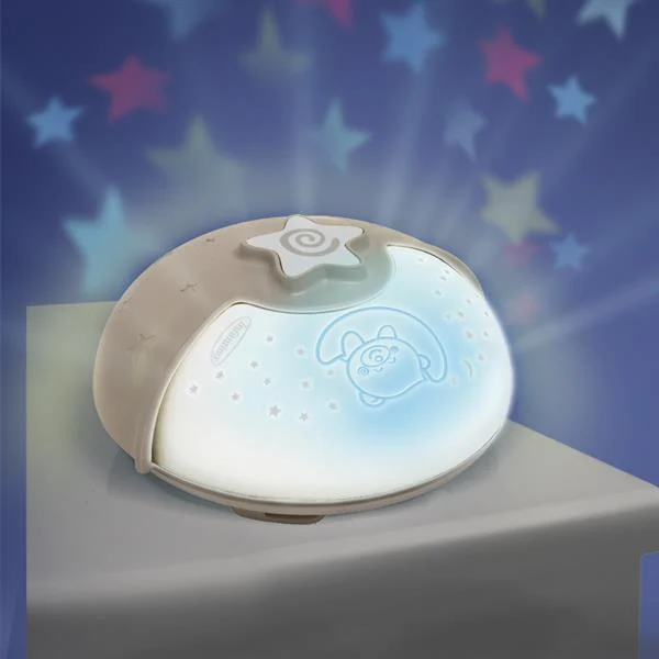 Нічник-проектор Спокійні сни LED 3 х AA пластик сірий