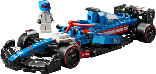 Конструктор LEGO Speed Champions F1 Visa Cash RB VCARB 01 248 деталей пластик чорний червоний жовтий