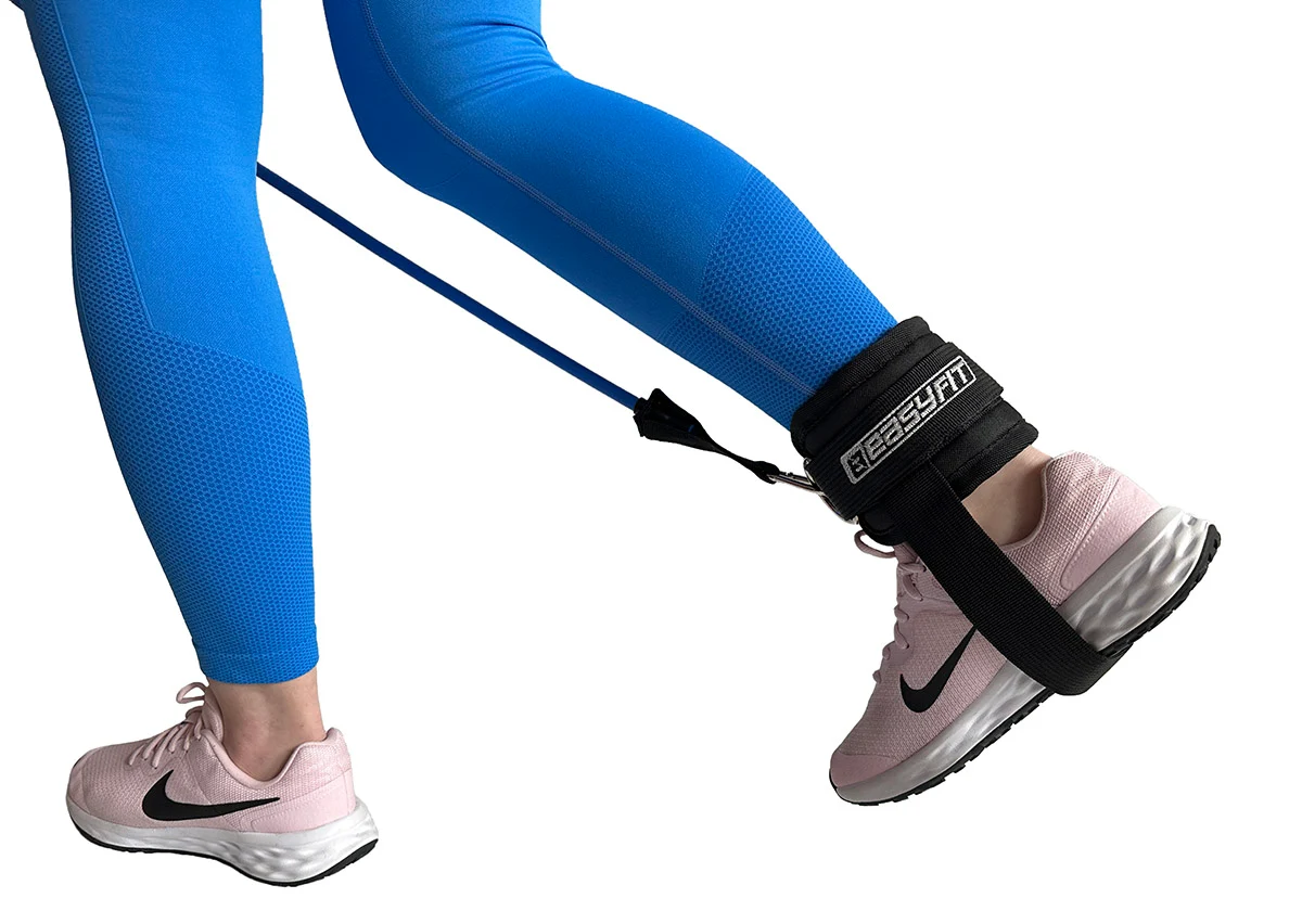 Манжета для тяги EasyFit R11 на липучці 250x100 мм оксфорд чорна