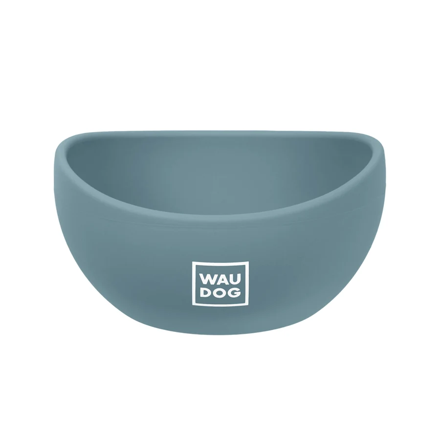Миска WAUDOG Silicone 250 мл силіконова сірого кольору для котів та маленьких собак