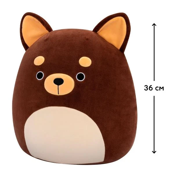 М'яка іграшка Squishmallows Чихуахуа Баркевіна 36 см Плюш Різнобарвний