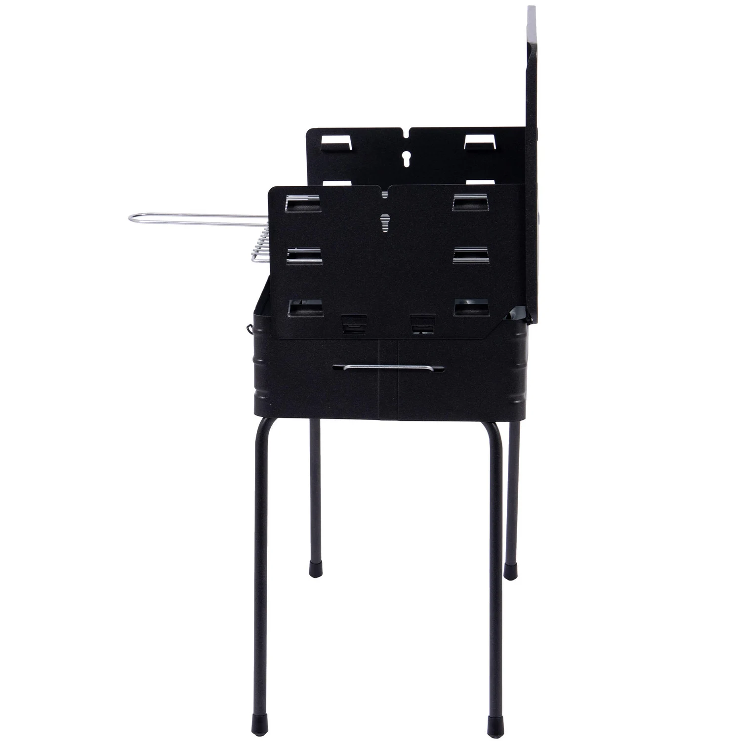 Гриль угольный складной Bo-Camp Suitcase Model Black 400х300х550 мм сталь черный