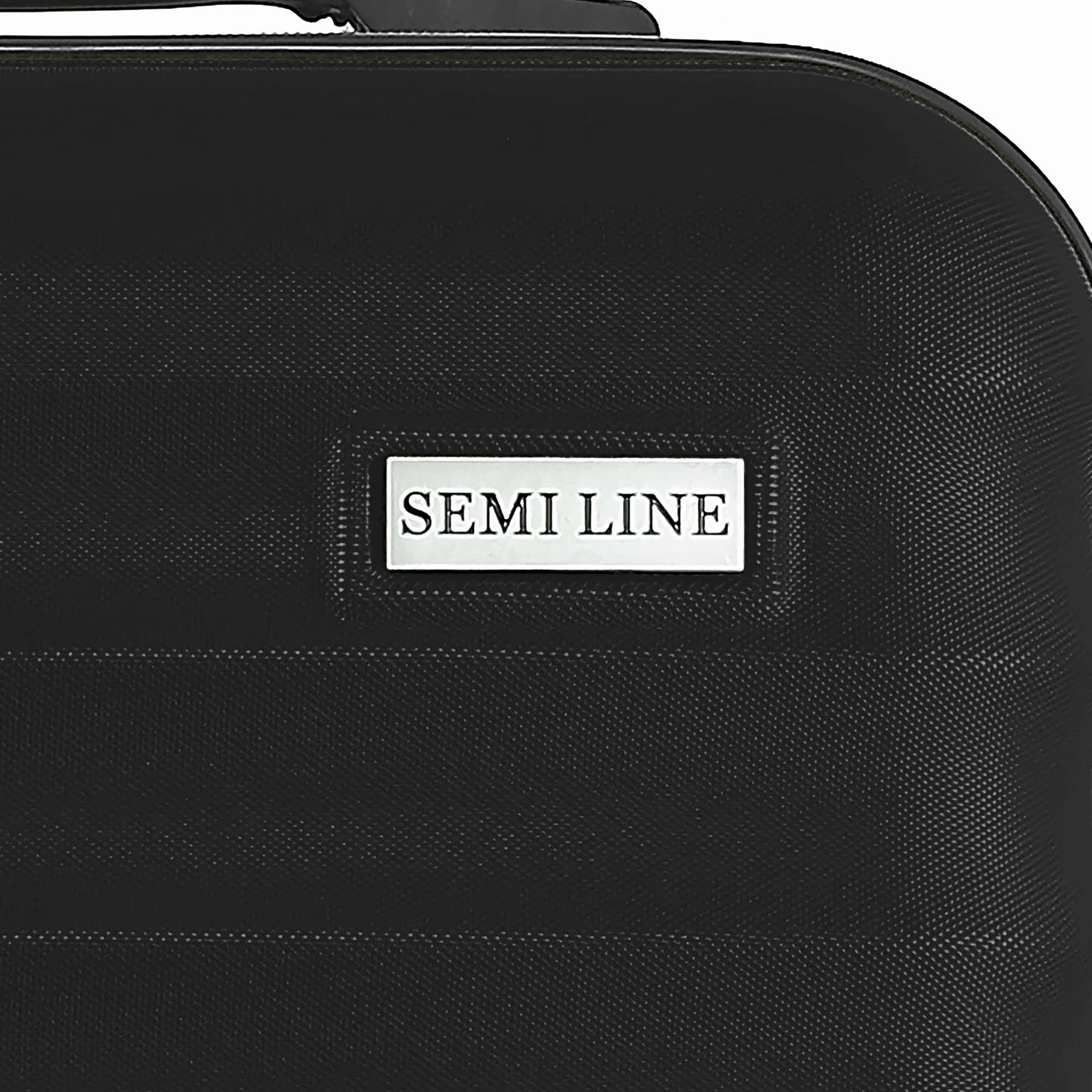 Чемодан Semi Line T5576 24" (M) чорний ABS-пластик 62 л