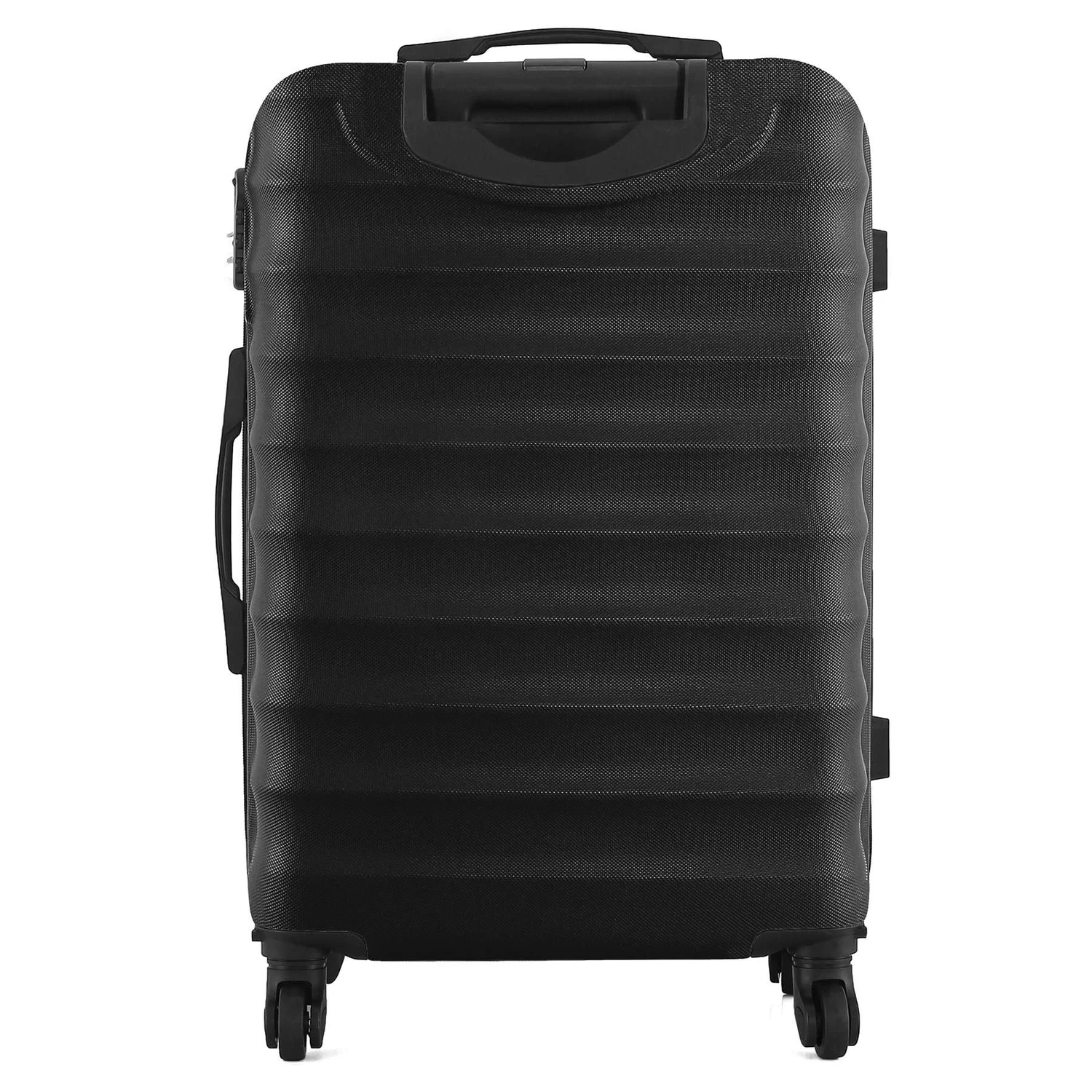 Чемодан Semi Line T5576 24" (M) чорний ABS-пластик 62 л