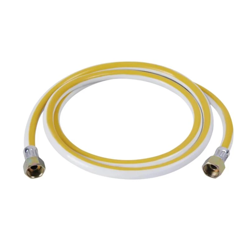 Шланг для газу 1/2" ВВ 500 см гнучка підводка пластик білий SD090G500