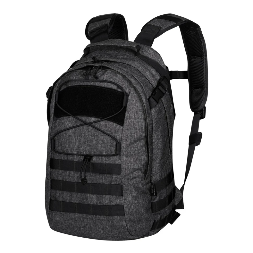 Рюкзак EDC 21л Helikon-Tex Nylon Polyester Blend 29x46x13,5 см чорно-сірий