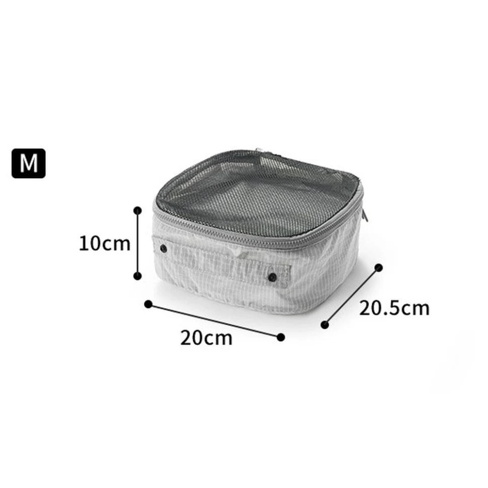 Органайзер для чемодану Naturehike CNK2350XB010 сірий нейлон 20х20,5х10 см M