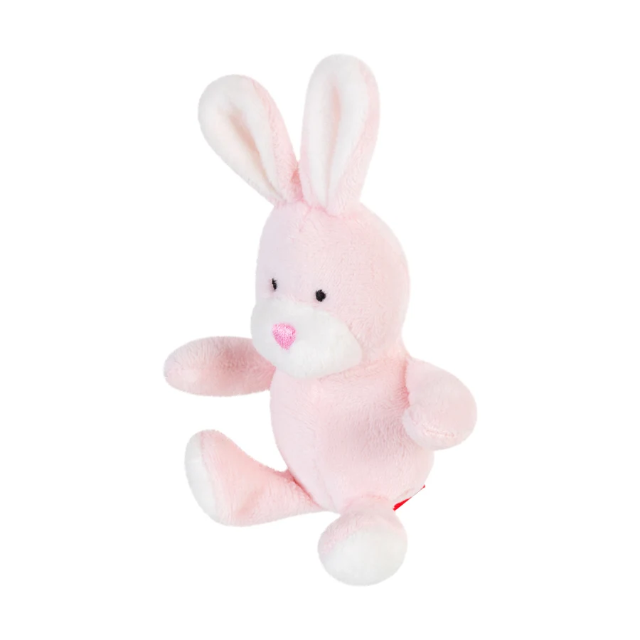 Іграшка для собак Заєць GiGwi Plush Friendz 11 см плюш натуральний