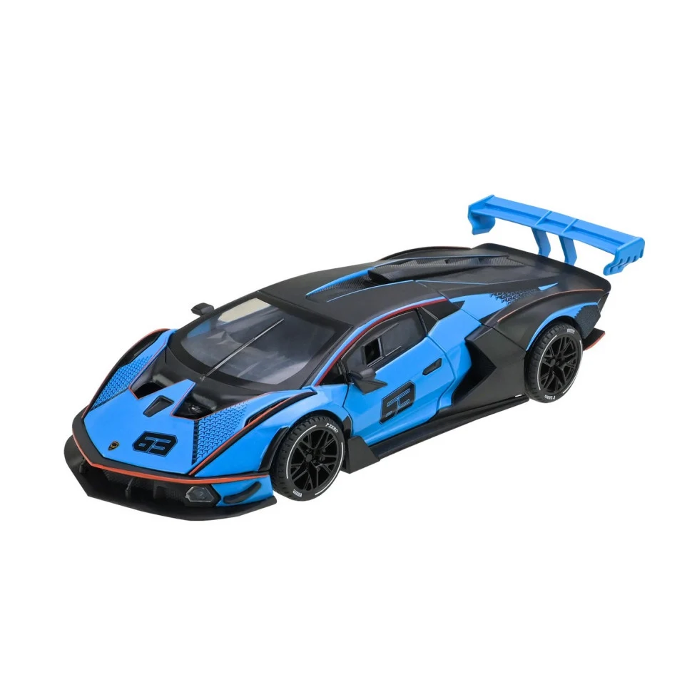 Машинка Lamborghini AP7700 1:24 метал-пластик синя 22x8,5x4,5 см